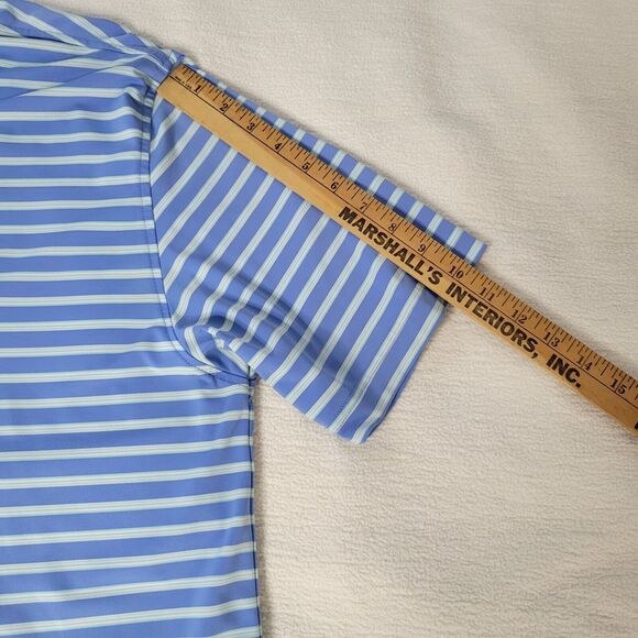 Peter Millar Polo Shirt Mens Medium Summer Comfort Multicolor Golf Staining - Picture 7 of 16